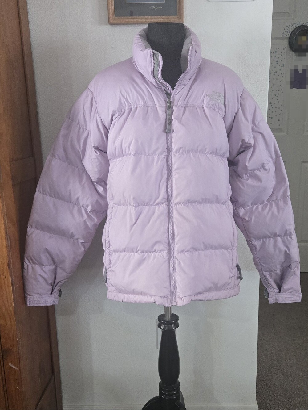 The North Face Vintage Lilac/ Lavender Down Nuptse 700 Puffer Jacket